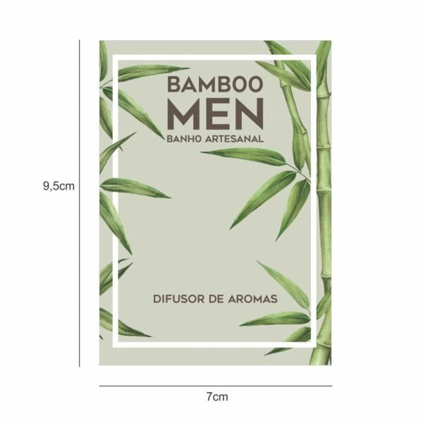 Vinil Brilho - Bamboo Men PP - Difusor I 10 unid