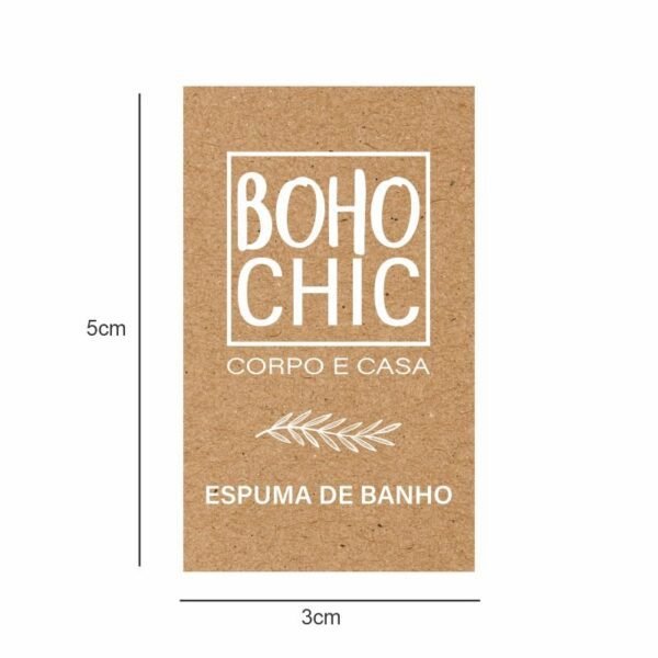 Vinil Fosco - Boho Chic PP - Espuma de Banho 3x5cm 10 unid