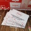 Cartão Agradecimento Fosco 10x14cm - Corações - Imagem 2