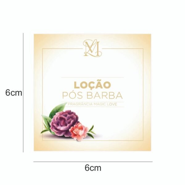 Vinil Brilho - Magic Love - Loção Pós Barba - 6x6cm - 10 unid