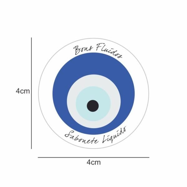 Vinil Olho Grego 4cm diam - Sabonete Líquido