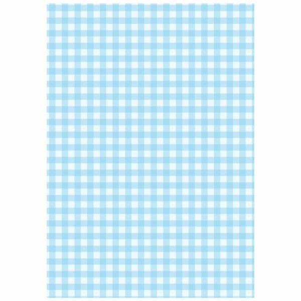 Plaspel A4 - Xadrez Azul Claro X800 - Image 2
