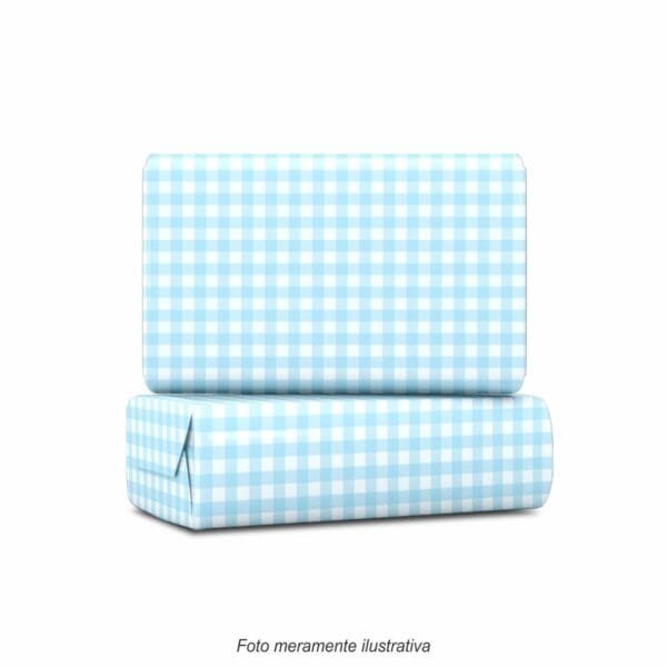 Plaspel A4 - Xadrez Azul Claro X800