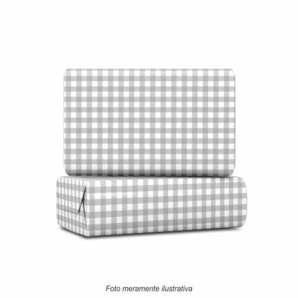Plaspel A4 - Xadrez Cinza Claro X807