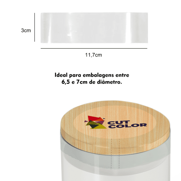 Lacre Termo Encolhível - Pote Patê 150ml