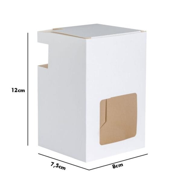 Caixa Fundo Automático COD: 109B/4 - 12x8x7,5cm - com visor vazado e suporte para vareta - Image 4