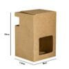 Caixa Fundo Automático COD: 109B/4 - 12x8x7,5cm - com visor vazado e suporte para vareta