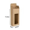 Caixa Fundo Automático COD: 110B/2 - 11,5x5,5x3cm - com visor vazado - Imagem 3