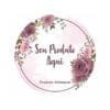 Vinil Semi Personalizado Impressão UV - FLORAL ROSA - Redondo - Imagem 2