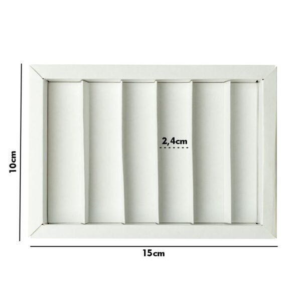 Caixa fundo Moldura COD: 037K/3 - 3,5x15x10cm com divisória para 6 frasquinhos - Image 2