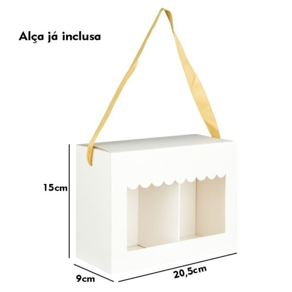 Caixa Kit - Maleta Cod: 046K/2 - 15x20,5x8,5cm com divisória central