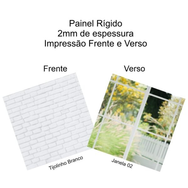 Painel Fotográfico - frente e verso - SOB ENCOMENDA 04 - 58x58cm - UNID - Image 2