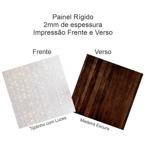 Painel Fotográfico - frente e verso - SOB ENCOMENDA 11 - 58x58cm - UNID - Image 2
