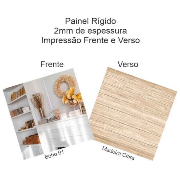 Painel Fotográfico - frente e verso - SOB ENCOMENDA 14 - 58x58cm - UNID - Image 2