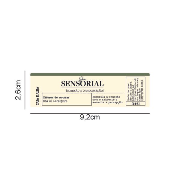 Vinil Branco Fosco – SPA SENSORIAL PP – Difusor de Aromas 9,2x2,6cm – 10 unid