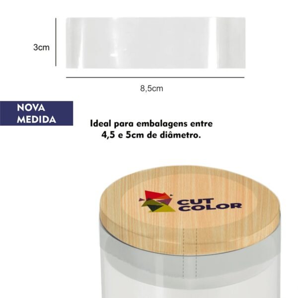 Lacre Termo Encolhível - Copinho 70ml- NOVA MEDIDA