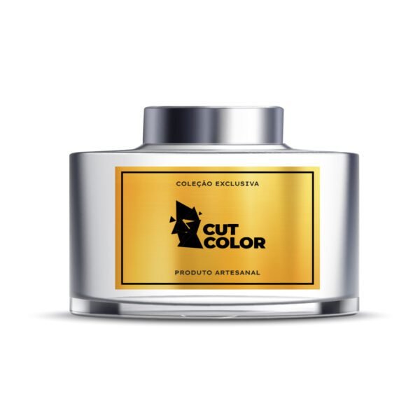Vinil Metalic Ouro - Impressão UV Preta - Retangular Horizontal- Personalizado