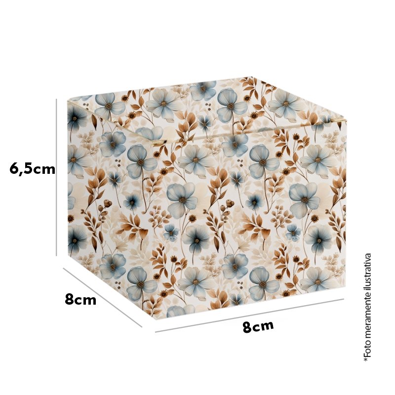 Caixa Floral - COD: 031C/0 – 6,5x8x8cm - 10 unid - Imagem 2