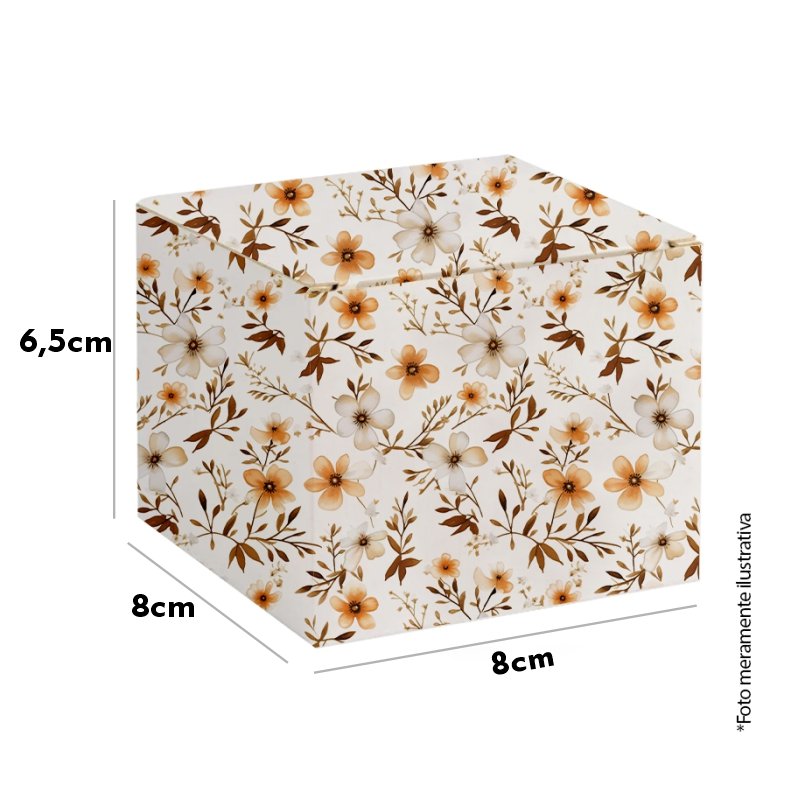 Caixa Floral - COD: 031C/0 – 6,5x8x8cm - 10 unid - Imagem 3