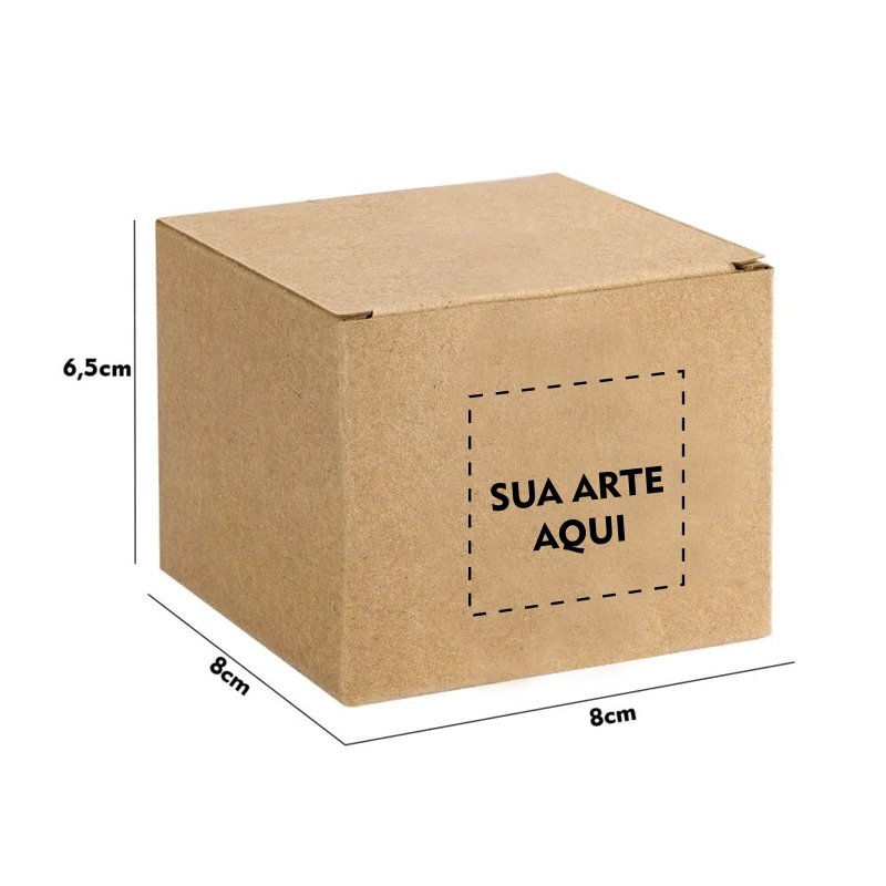 Caixa Cubo Baixa COD: 031C/0 - 6,5x8x8cm - 10 unid - Imagem 3