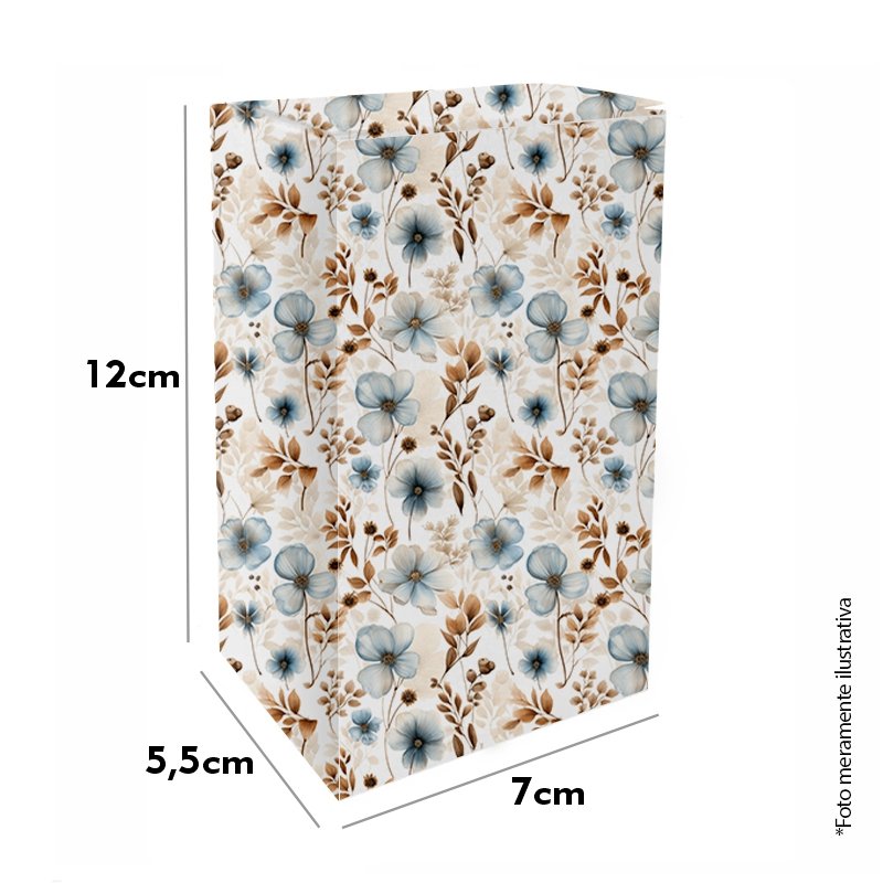 Caixa Floral - COD: 019B - 12x7x5,5cm - 10 unid - Imagem 2