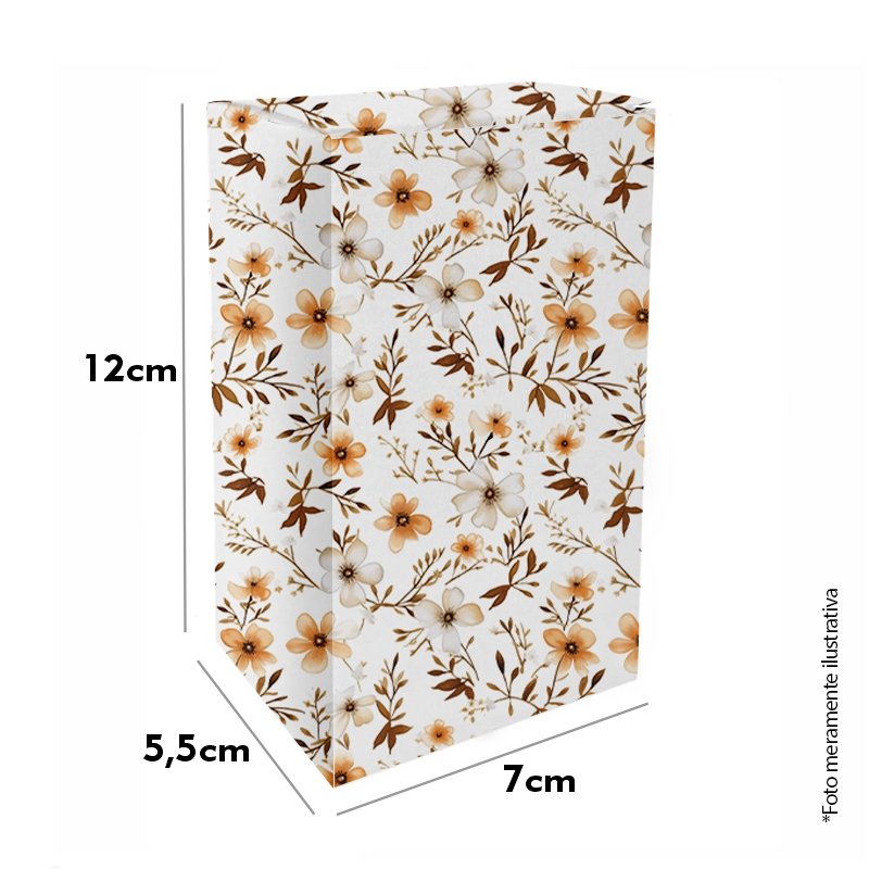 Caixa Floral - COD: 019B - 12x7x5,5cm - 10 unid - Imagem 3