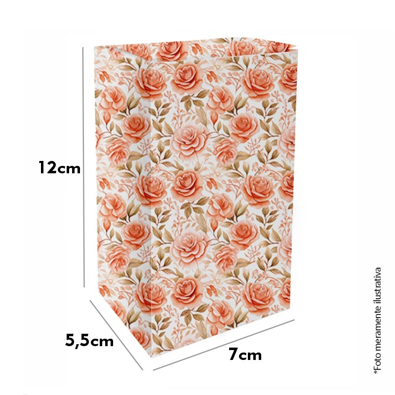 Caixa Floral - COD: 019B - 12x7x5,5cm - 10 unid - Imagem 4
