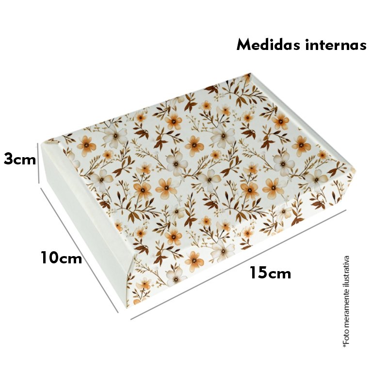 Caixa Moldura Estampada COD: 037K/3 - 3x15x10cm - 10 unid - Imagem 3