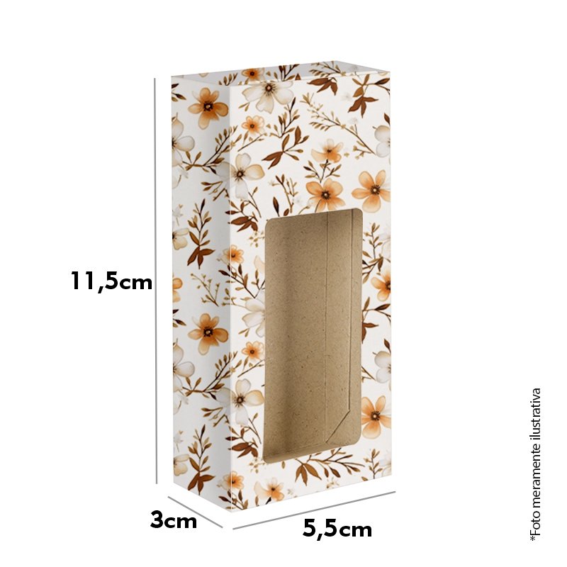 Caixa Floral - COD: 110B/2 - 11,5x5,5x3cm - 10 unid - Imagem 3
