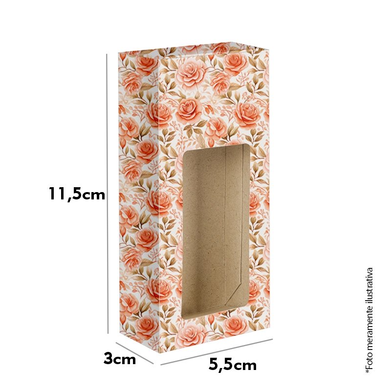 Caixa Floral - COD: 110B/2 - 11,5x5,5x3cm - 10 unid - Imagem 4