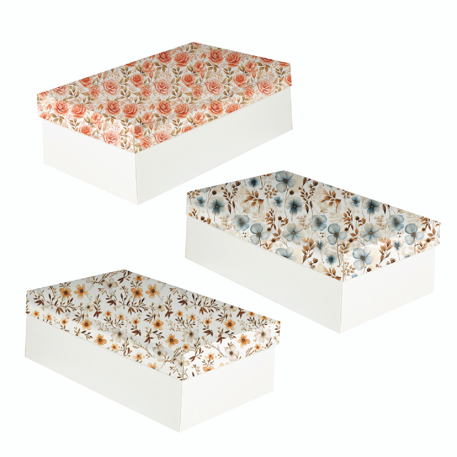 Caixa Floral - Cod: 045K/0 – 8,5x12,5x26cm – 10 unid