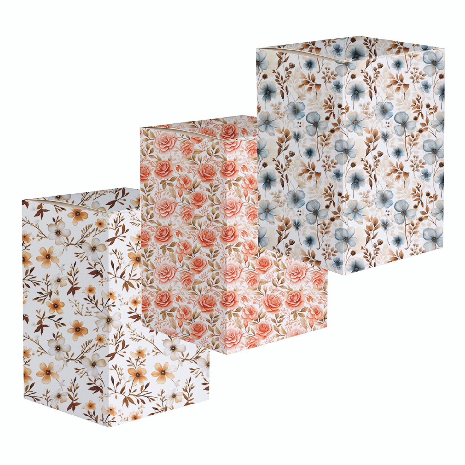 Caixa Floral - COD: 109B – 12x8x7,5cm - 10 unid