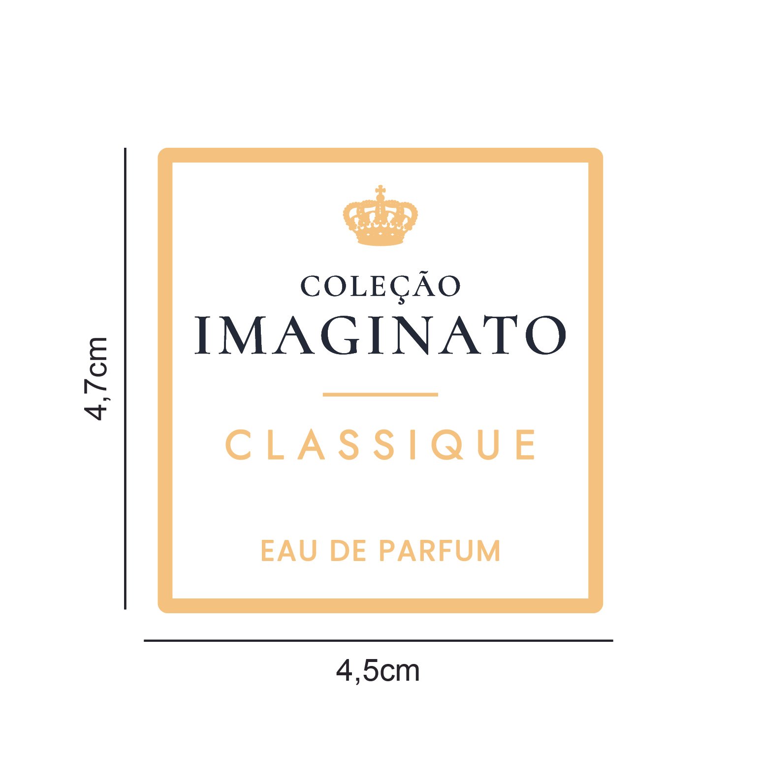 Vinil Metalic - Imaginato - Eau de Parfum - 4,5x4,7cm - 10 unid