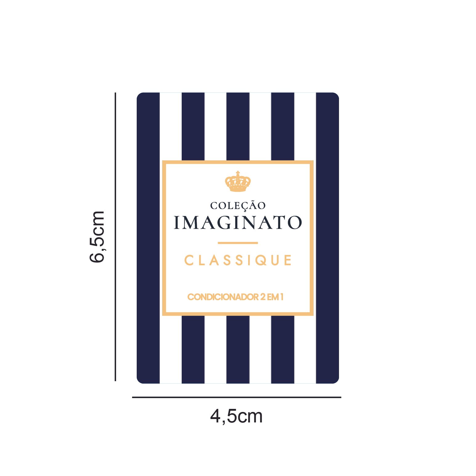 Vinil Metalic - Imaginato - Condicionador 2 em 1 - 4,5x6,5cm - 10 unid